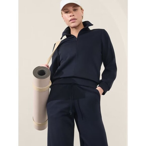 Athleta Tops - Athleta XS Allure 1/4 Zip Sweatshirt Navy Blue XS